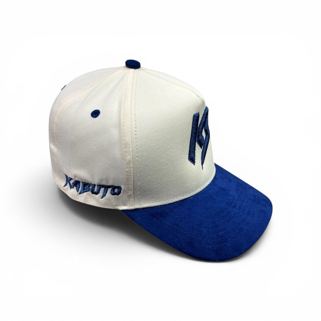 Kabuto Hats – Tu Bendición Cream Blue Edition