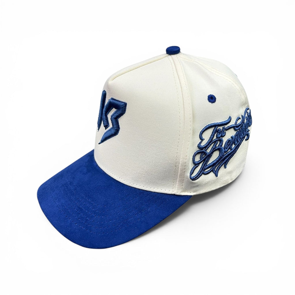 Kabuto Hats – Tu Bendición Cream Blue Edition